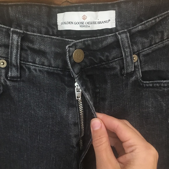 Golden Goose denim jean gray black small - Picture 4 of 8